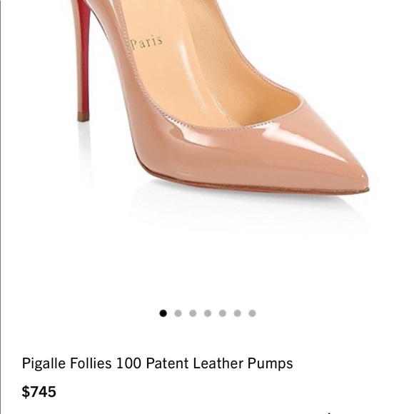 Louboutin Pigalle Follies 100 patent leather pumps - Picture 6 of 7